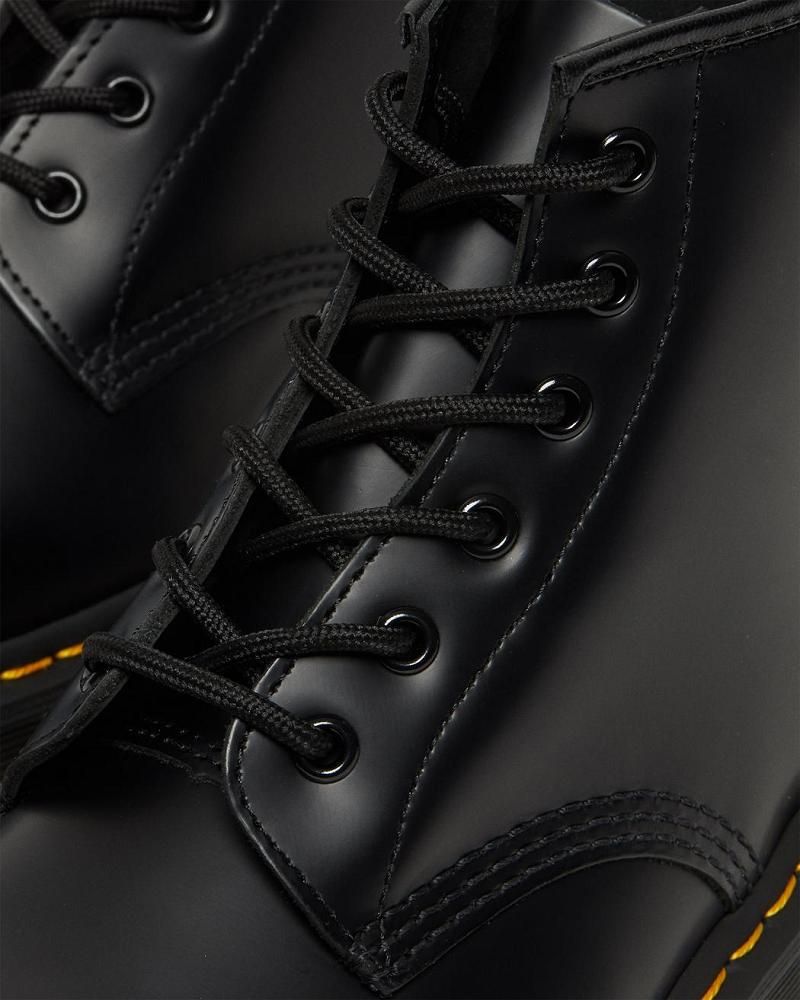 Dr Martens 101 Bex Smooth Lær Ankelstøvletter Herre Svarte | Norge 393PJJ